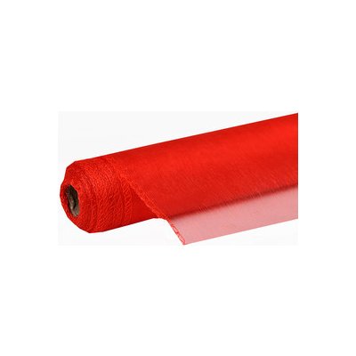 Organza uni 29,5cm x 10m ČERVENÁ – Zboží Dáma