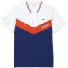 Pánské sportovní tričko Lacoste Tennis x Daniil Medvedev Seamless Effect Polo Shirt -avy blue/orange/white
