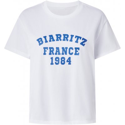 Esmara dámské triko bílá/modrá – Zbozi.Blesk.cz