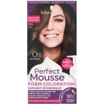 Schwarzkopf Perfect Mousse Permanent Color barva na vlasy 500 středně hnědý – Zboží Mobilmania