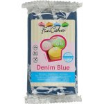 FunCakes Modrý rolovaný Fondant Denim Blue barevný Fondán 250 g – Zboží Mobilmania