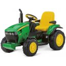 Peg-Pérego John Deere Ground Force traktor s vlečkou 12V zelená