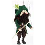 Mašek umělecká výroba Loutka dřevěná Krakonoš 20 cm – Zboží Dáma