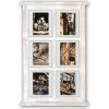 Klasický fotorámeček ZEP rám galerie HAMPTON 6x 10x15 (40x65)cm, bílá