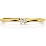 Cutie Diamonds Třpytivý ze žlutého zlata s briliantem DZ6733 2948 00 X 1 – Zboží Dáma