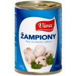 VIVA Žampiony řezy ve slaném nálevu 400 g – Hledejceny.cz