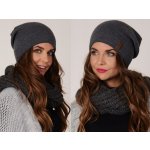 Fashionweek elegantní dámská teplá čepice Beanie ZIZI-V1 grafitová – Sleviste.cz