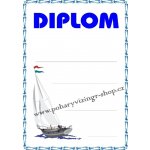 VIZINGR Jachting diplom A4 č.1 Jachting č.1 BEZ TEXTU – Zboží Dáma