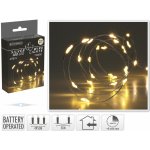 Mat Osvětlení vánoční 1,95m 40LED teplá BÍ drát s časovačem – Hledejceny.cz