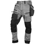 NEO TOOLS pracovní kalhoty DENIM zesílená Cordura odnímatelné kapsy šedé – Sleviste.cz