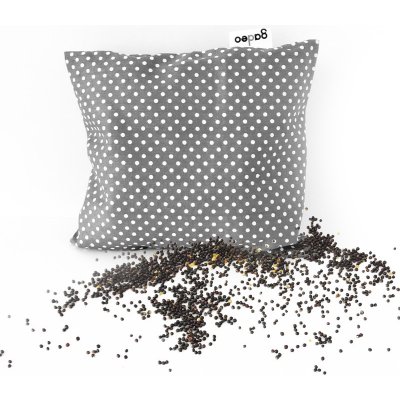 GADEO Řepkový polštářek LITTLE DOTS GREY – Zboží Dáma