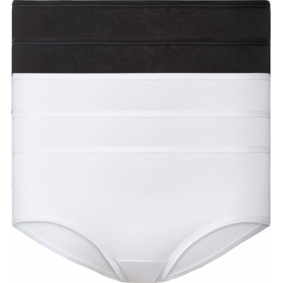 ESMARA Dámské kalhotky 5 kusů černá bílá – Zboží Mobilmania