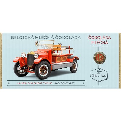 Choco Pola L&K typ MF, hasičský vůz mléčná 100 g – Zboží Mobilmania
