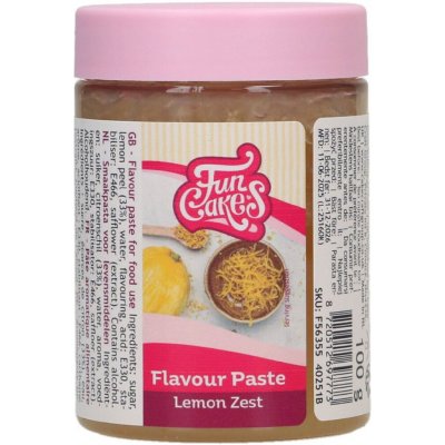 Fun cakes - Citronová kůra pasta 100 g – Zboží Mobilmania