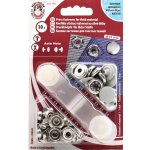 Kohinoor Druky kovové 15 mm, světle šedé – Zboží Dáma