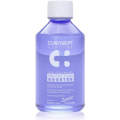 Curasept Daycare Protection Junior Booster pro děti 7-12 years Bubble Gum 250 ml – Zbozi.Blesk.cz