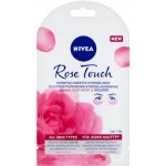 Nivea Rose Touch 10minutová hydratační maska pod oči 1 pár – Zboží Dáma