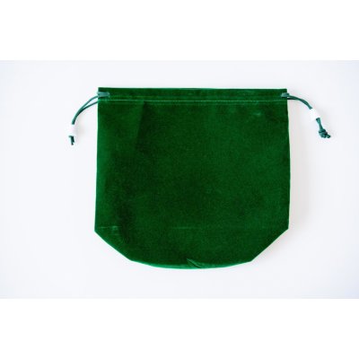 Sametový sáček na šachové figurky zelený – Zboží Živě