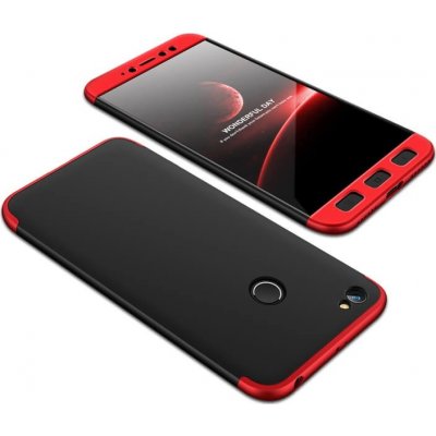 PROTEMIO 7220 360° Ochranný obal Xiaomi Redmi Note 5A Prime černý (červený)