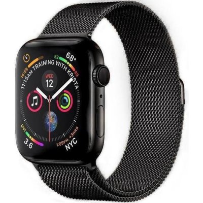 SES Elegantní kovový pásek pro chytré hodinky Apple Watch 41 mm 7.série - černý 9907 – Hledejceny.cz