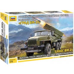 Zvezda BM 21 Grad 1 Rocket Launcher 1:72