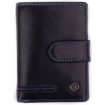 SEGALI Kožená dokladovka 27531155535 black blue – Zboží Živě