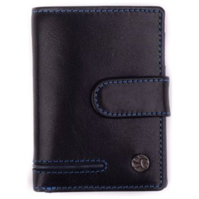 SEGALI Kožená dokladovka 27531155535 black blue – Zboží Živě