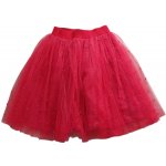 Jsem máma Dětská tylová sukně s perličkami Červená – Zboží Dáma