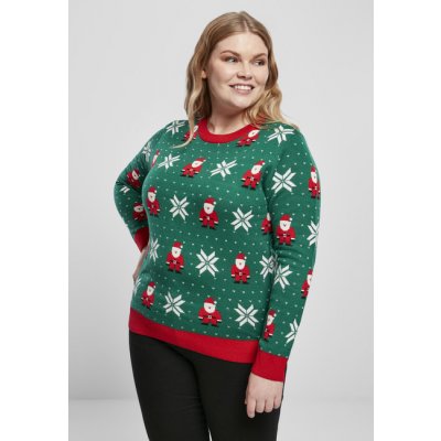 Urban Classics Ladies Santa Christmas sweater x masgreen