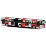 Rappa Kovový autobus červený 18 cm – Zboží Dáma
