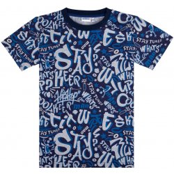 Winkiki chlapecké tričko WTB 02868, tmavě modrá