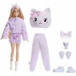 Mattel Barbie Cutie Reveal sladké mašle fialové kotě – Zboží Dáma