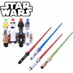 Hasbro Star Wars Vysouvací světelný meč Červený – Sleviste.cz