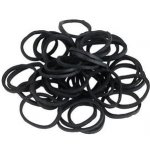 Gumičky černé stříhané 50 ks – Zboží Dáma
