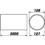 FABER Flexo hadice 125 x 3000mm – Sleviste.cz