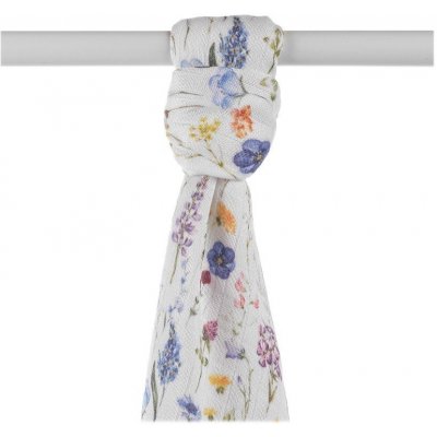 Kikko Bambusová osuška XKKO BMB 90x100 Digi Blue Wildflowers – Zboží Dáma