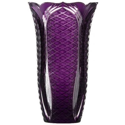 Bohemia Crystal Váza Ankara fialová 310mm – Hledejceny.cz
