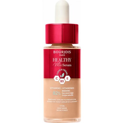 Bourjois Paris Healthy Mix Clean & Vegan Radiant Foundation 55N Deep Beige 30 ml – Hledejceny.cz