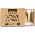 Allnature Ekologické vatové tyčinky 200 ks – Sleviste.cz