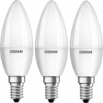 Osram žárovka LED VALUE CLB40 E14 4,9W/840 3balení BASECLB40 svíčka – Hledejceny.cz