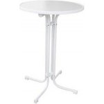 DENA Skládací koktejlový stůl MO s deskou 80 cm, bílý – Hledejceny.cz