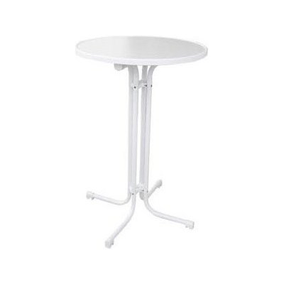 DENA Skládací koktejlový stůl MO s deskou 80 cm, bílý – Hledejceny.cz
