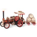 ROBOTIME Rokr 3D dřevěné puzzle Parní stroj 469 ks – Zboží Dáma
