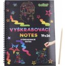 Wiky Vyškrabovací notes duhový 10 listů v sáčku