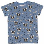 Dětské bambusové tričko s krátkým rukávem Blue Bulldog Geggamoja – Zboží Dáma