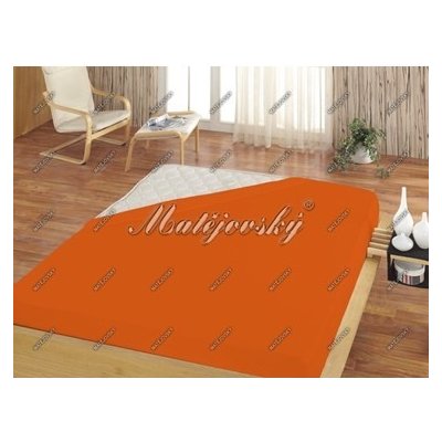 Matějovský prostěradlo froté oranžové 180x200 – Hledejceny.cz