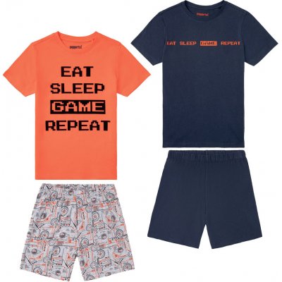 Pepperts chlapecké pyžamo navy modrá oranžová – Zboží Mobilmania