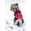 Obleček pro psa Vsepropejska Tandor zimní bunda pro psa s postrojem