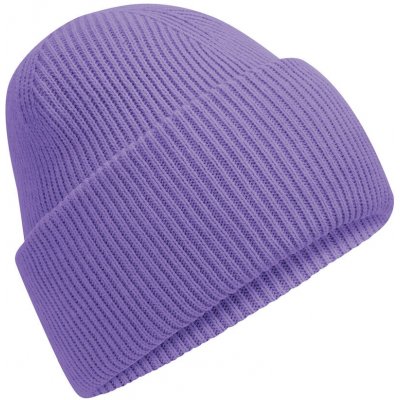 Beechfield čepice se širokou manžetou Beanie fialová – Hledejceny.cz