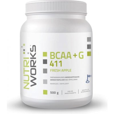 NutriWorks BCAA + Glutamin 4:1:1 500 g – Hledejceny.cz